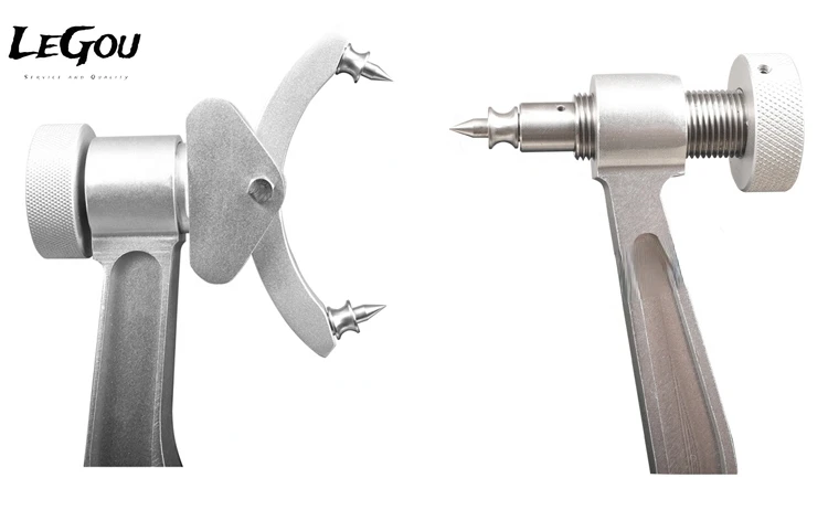 LeGou Professional D33  Triad Head Skull Clamps With Headrest Mayfield Three Point Neurosurgery Skull Clamp