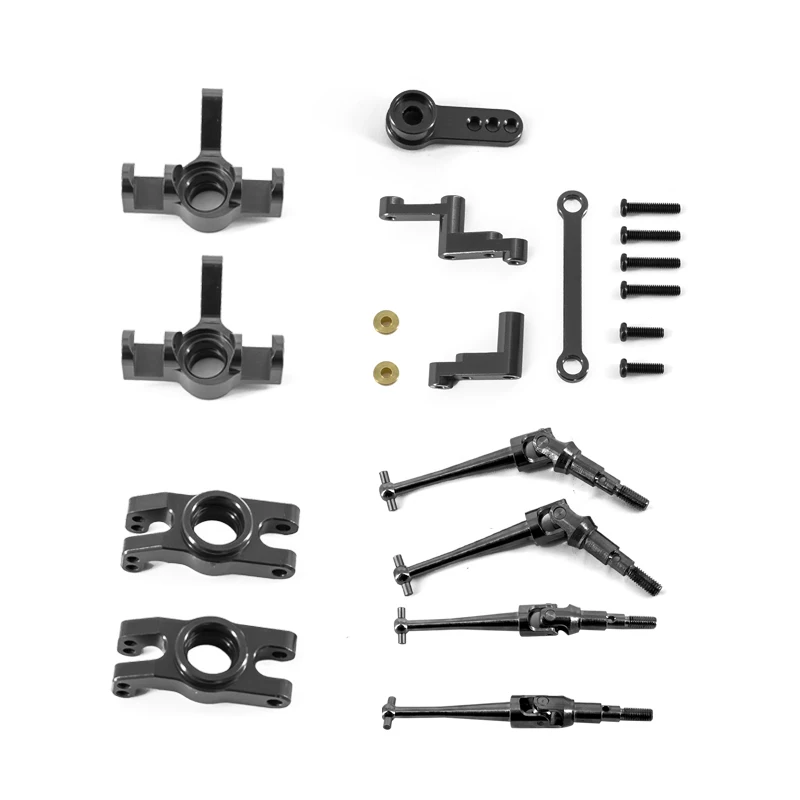 Mjx Hyper Go 16207 16208 16209 16210 H16 Upgrade Onderdelen Metalen Kwetsbare Onderdelen Set Voor Rc Auto Aluminium Accessoires