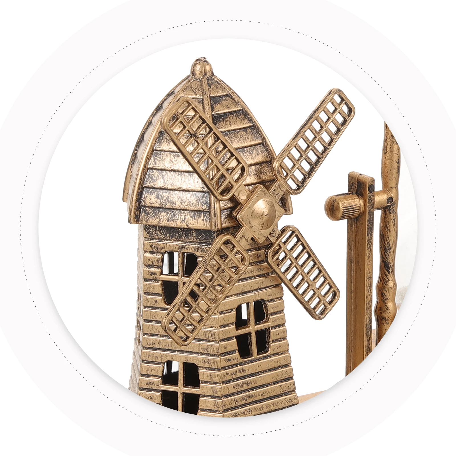 

Retro Hourglass Decor Lighthouse Style Golden Creative Desk Ornaments Home Office Living Room Table Centerpieces Sand Clock