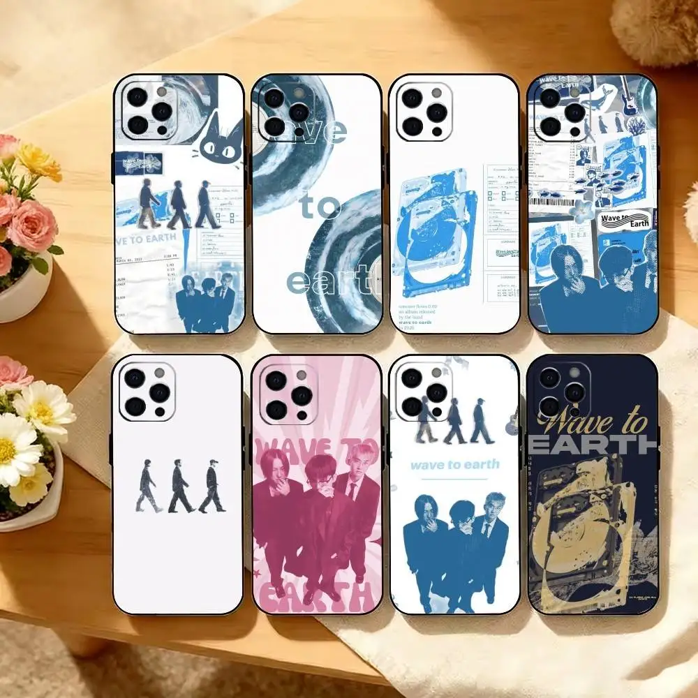 

W-Wave To Earth S-Summer Flows Phone Case Silicone Soft For IPhone 17 16 15 14 13 12 11 X XR Plus Pro Max Plus
