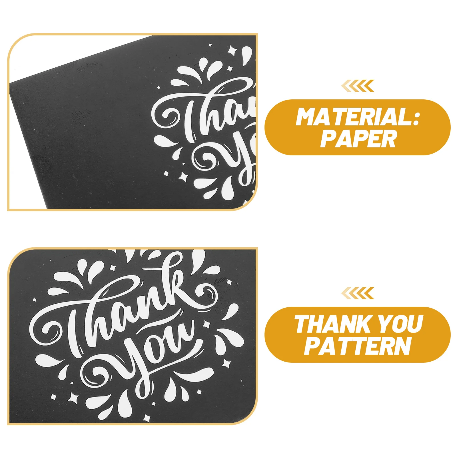 

100Pcs Self Adhesive Thank You Stickers Multi Function Decorative Seals for Envelopes Baking Gifts Thank You Stickers