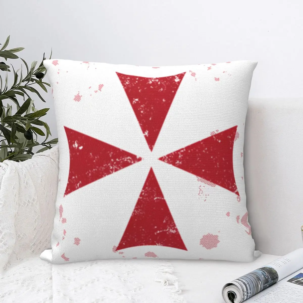 

Umbrella Corporation Racerback Square Pillow Case for Sofa Throw Pillow