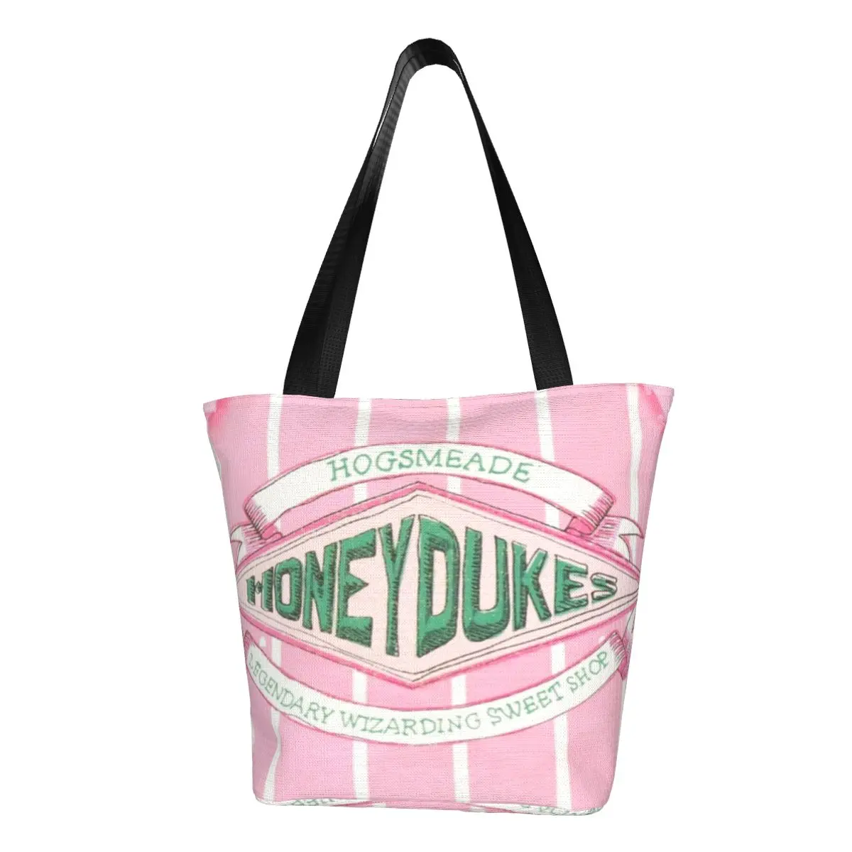 Honeydukes Casual Shoulder Tote Shopping Bag Portable Zip Pocket Bag For Beachcombing Halloween Gift