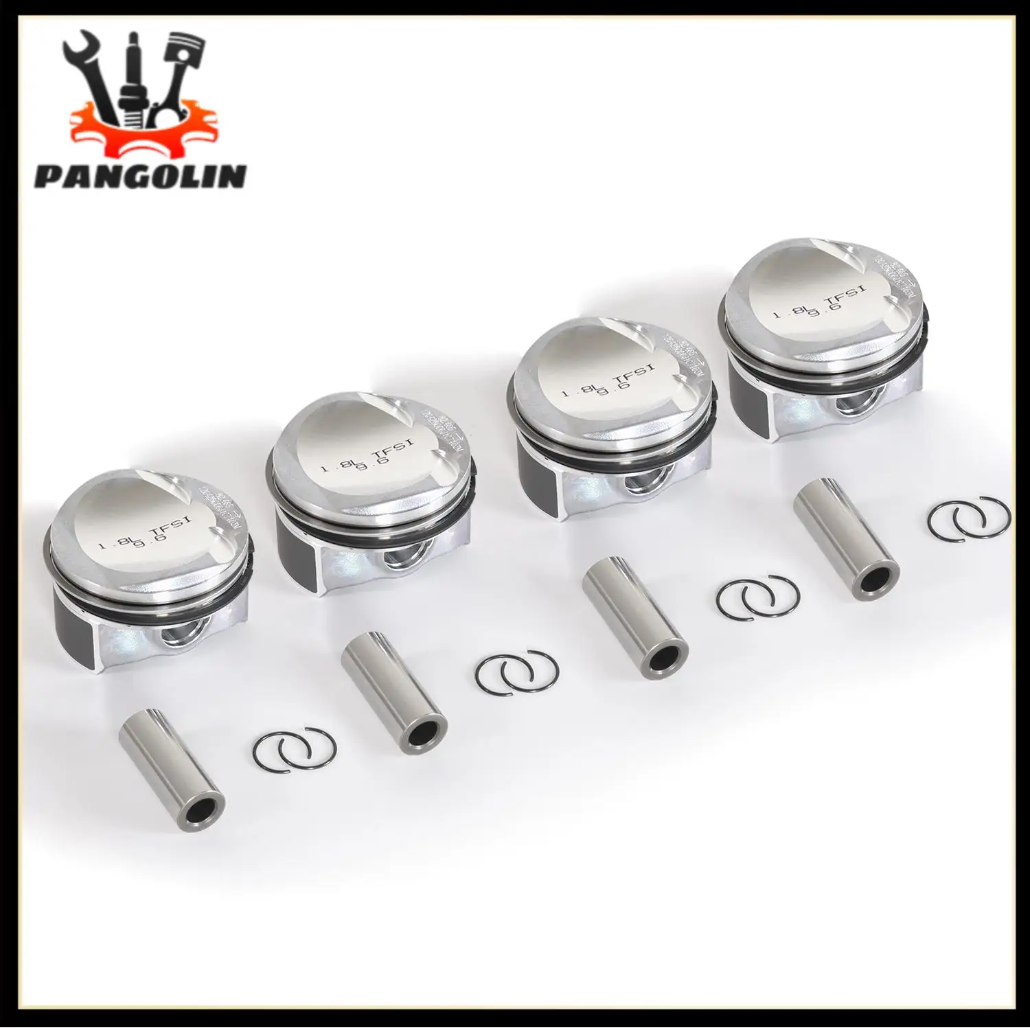 

4Pcs EA888 Pistons w/ Assembly Pin Buckle Piston Piston Rings Rings For Engine 1.8T Engines Components Pistons Rings Rods Parts