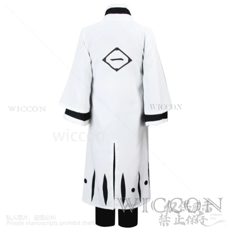 MN1 Anime Cosplay Aizen Sousuke Duizend Jaar Bloed Oorlog Kapitein Japanse Kimono Arrancar Uniform Halloween Kerst Roleplay9*Jy