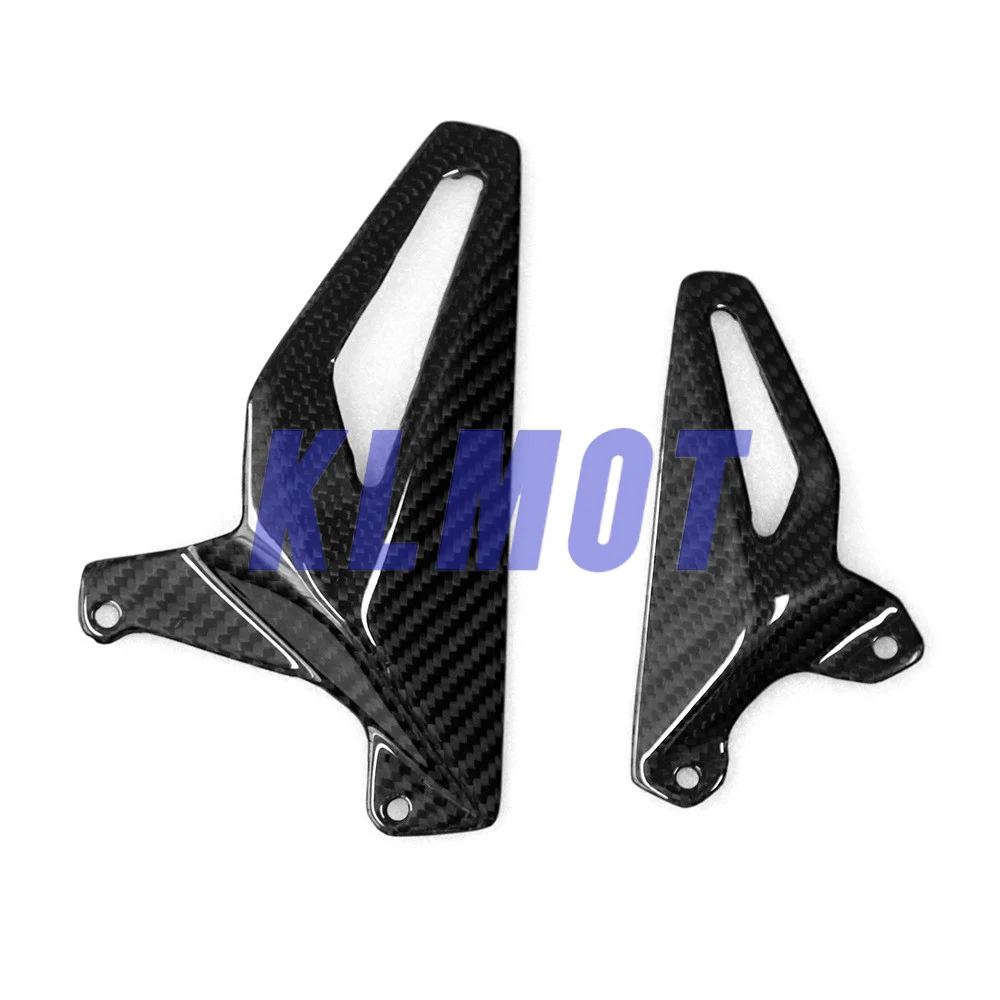 Motorcycle Accessories Rear Foot Wing Protector Modified 3K Carbon Fiber For DUCATI PANIGALE SRTEETFIGHTER V4 V4S V4R 2018-2023