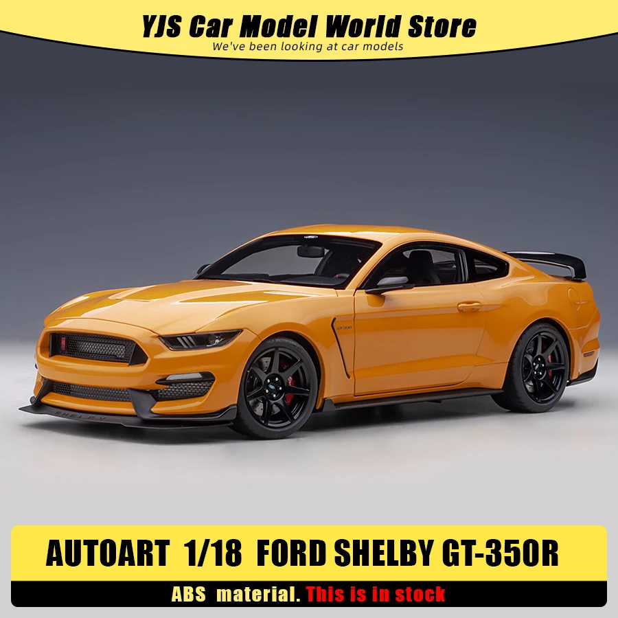 

AUTOART Новая модель масштаба 1/18 FORD SHELBY GT-350R Модель спортивного автомобиля Статический дисплей Коллекция Праздничный подарок