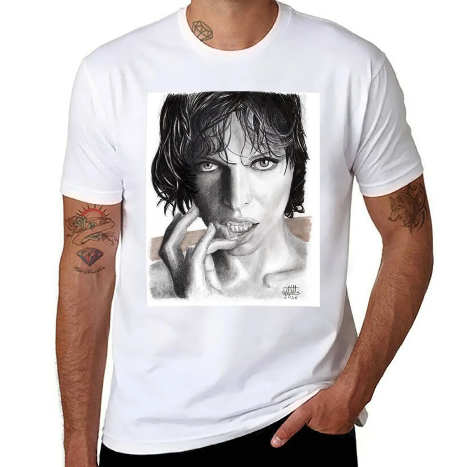 

into Jovovich shirt t T-Shirt cotton eyes look tshirt heavy t shirt man man - Milla man my cotton