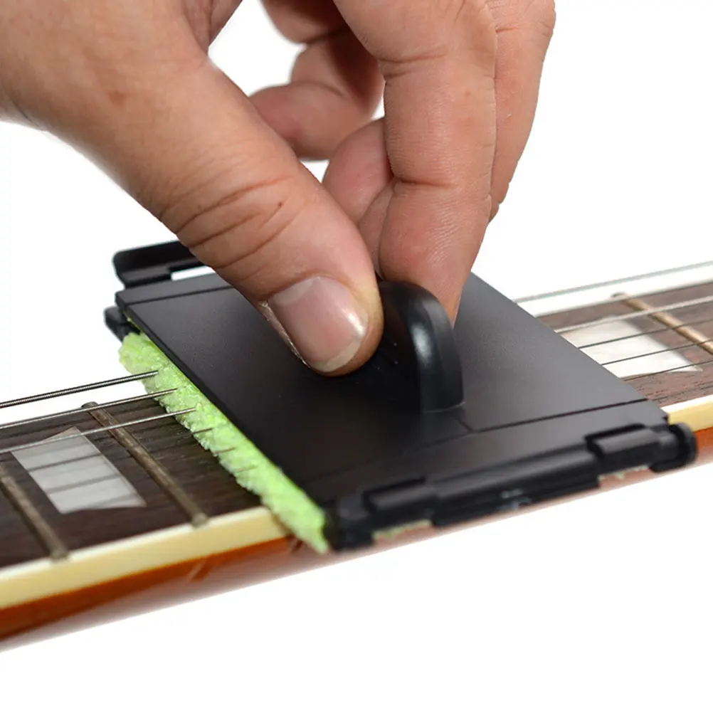 

Guitar String Maintenance Tool Fingerboard String Cleaner For Bass Rub Scrubber Bass Ukulele Strings Reusable Durability