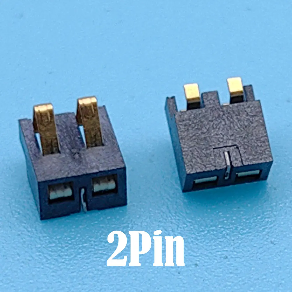 5/10Pcs 2.5mm Pitch 2 3 4 5 6 Pin SMT 4.8H Spring Battery Connector Male Contact Power Charge Connector Contacts Gold Plated
