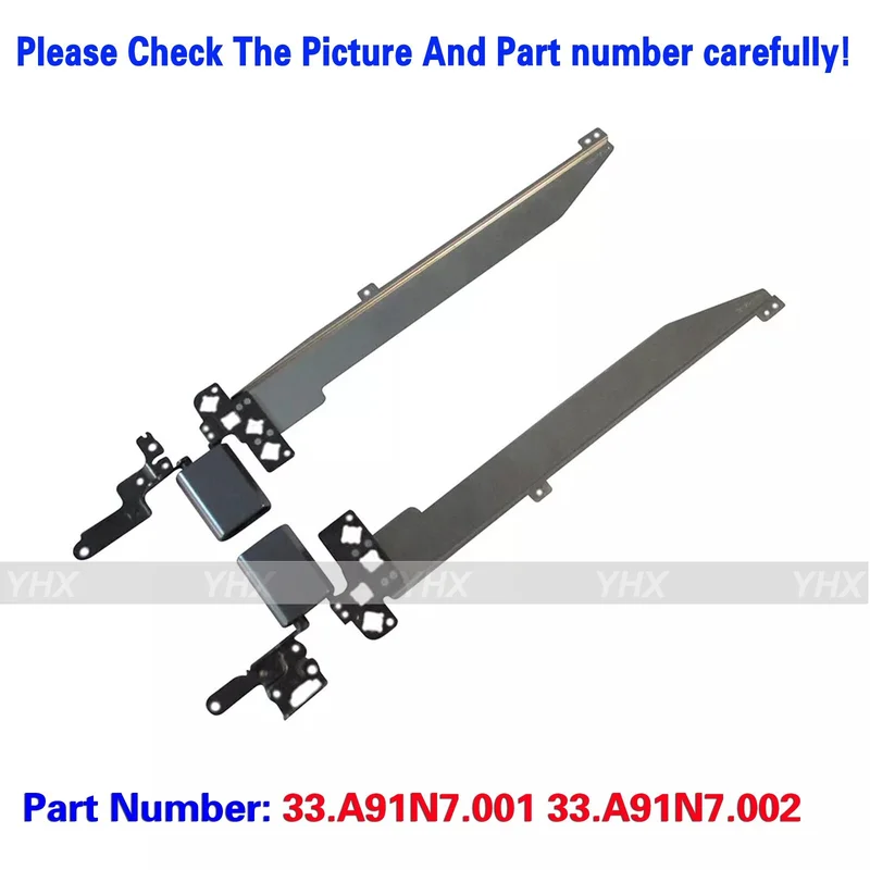 5PCS Für Acer Chromebook Spin R853TA R853TNA Lcd Scharnier Set 33.A91N7.001 33.A91N7.002 Notebook computer komponenten