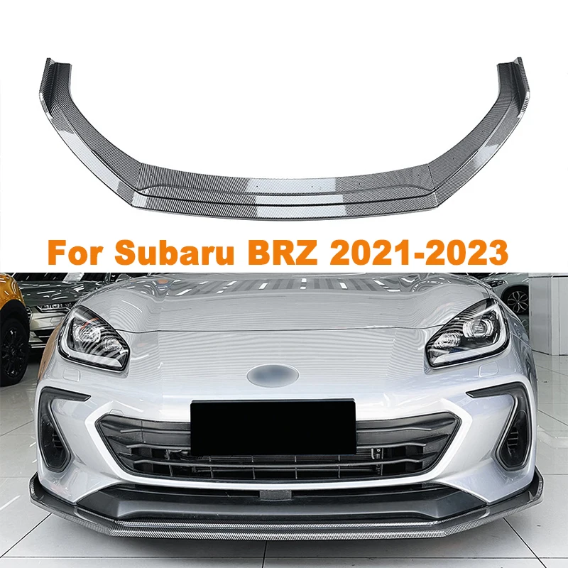 

For Subaru BRZ 2021-2023 Car Front Bumper Splitter Lip Diffuser Body Kit Spoiler Guard Car Decoration Accessories