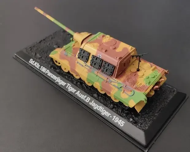 AMER 1/72 Tiger Hunting tanque pesado destructor 1945 modelo decorativo terminado juguete