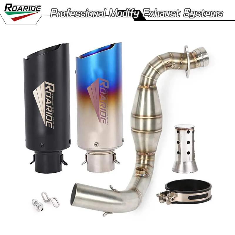 

Slip On For BMW G310GS G310R Until 2023 Full Exhaust System Header Link Pipe 51mm DB Killer Muffler Motorcycle Front Link Escape