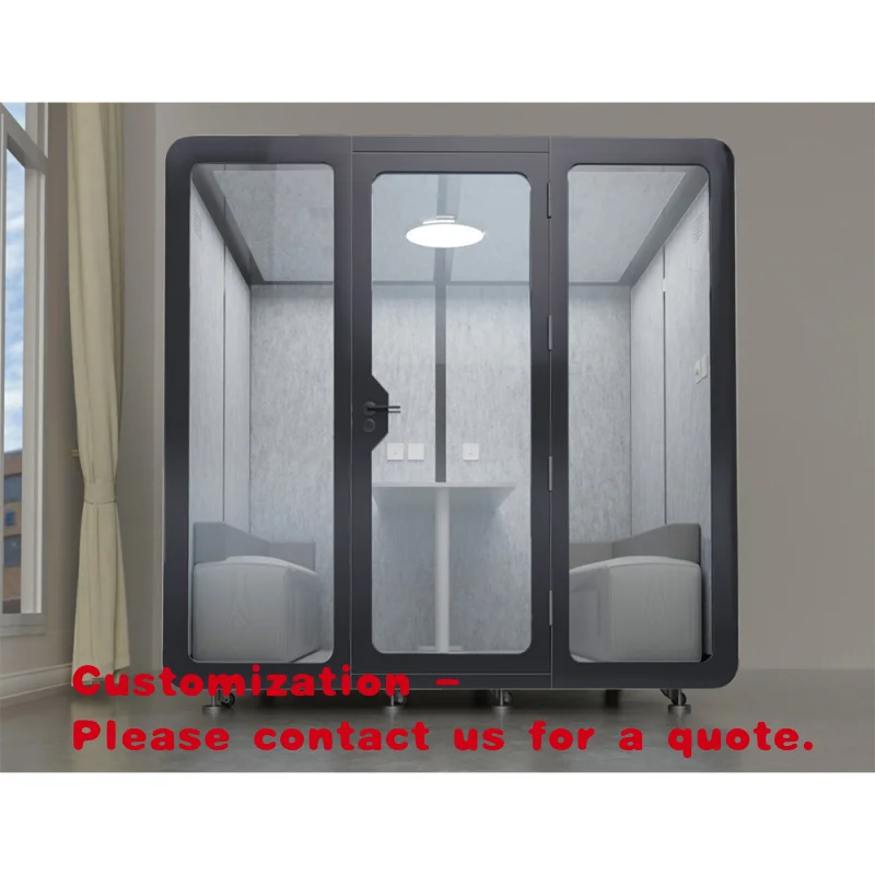 

Звукоизолированная кабина для удаленной работы, студийная звукоизолированная кабина, звукоизолированная конференц-кабина на заказ, большая звукоизолированная перегородка для конференц-зала