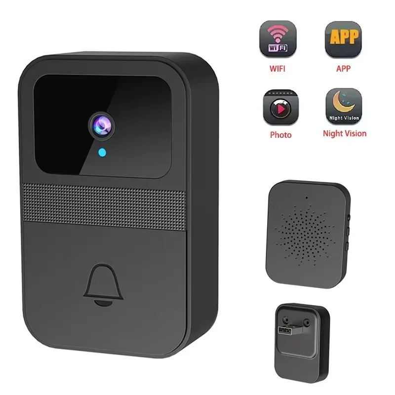 Bell For Door With Camera Photo Wifidoor Doorbells Front Door Video Peephole Home Doorbells Family Security Doorbell