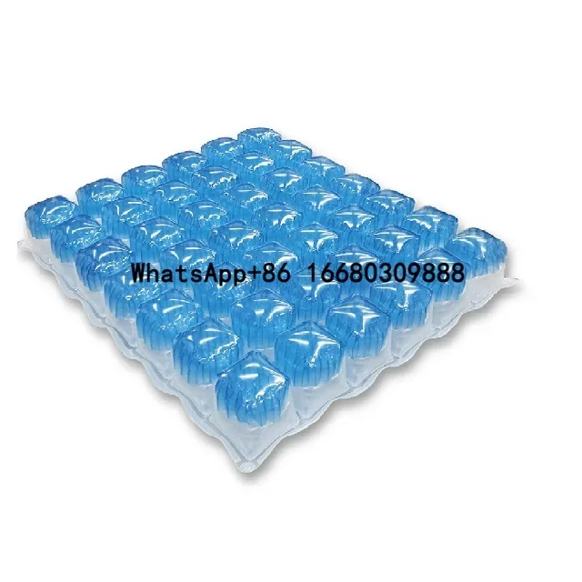 Medical Gel Air Filled Seat Cushion with Non-slip Cushion Cover for Anti-bedsore During Long Sitting