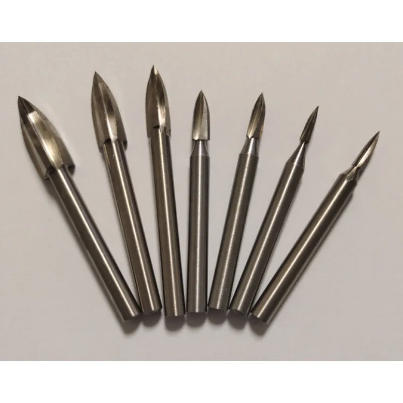 

Набор из 7 фрез для резьбы по дереву с хвостовиком 6,0 мм, 3-зубчатые, с режущей головкой 3-12 мм, для гравировки и нарезки пазов