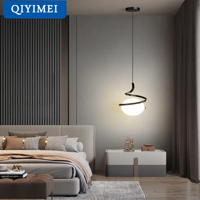 

Nordic LED Pendant Lamps For Living Bedroom Bedside Kitchen Dining Table Home Decor Hanging Light For Ceiling Indoor Lighting