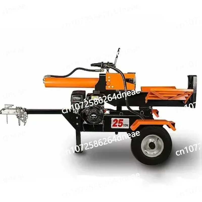 7.5 ton - 25 ton Horizontal And Vertical /petrol mobile wood chipper log splitter