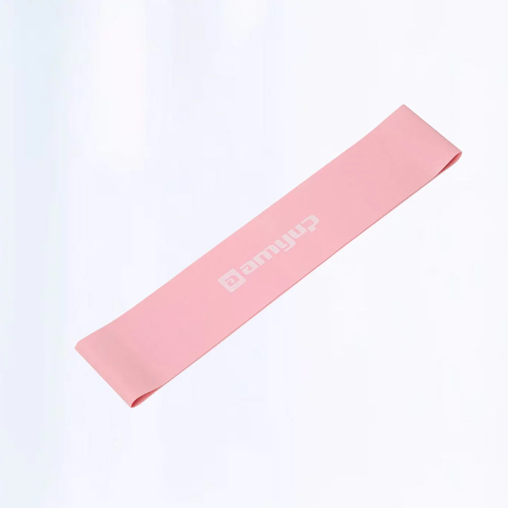 Hip Elastic Band Anti Band Resistance Loop Exercise Strap for Stretching Fitness Women Ladies (Pink)