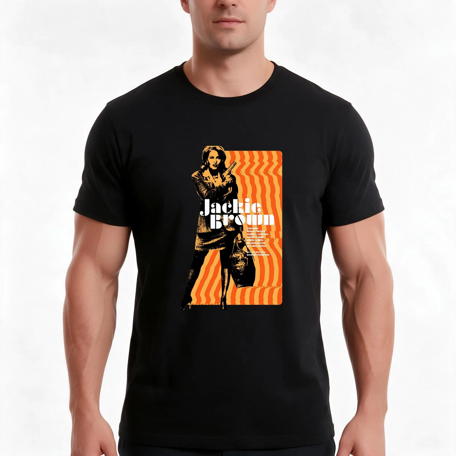 Pam Grier Pam Grier Foxy Brown Coffy Russ Meyer T-Shirt Summer Casual Cotton Tee Oversized Streetwear Tops Unisex Men Women
