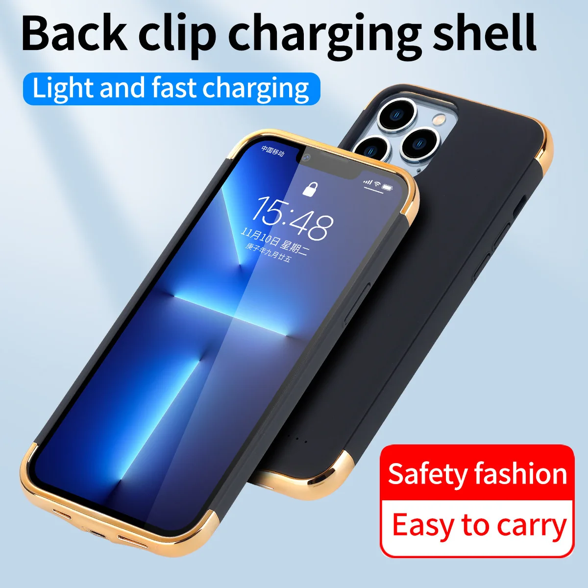 6000mah Suitable for iphone13pro13promax back clip charging bank Apple mini back clip battery case