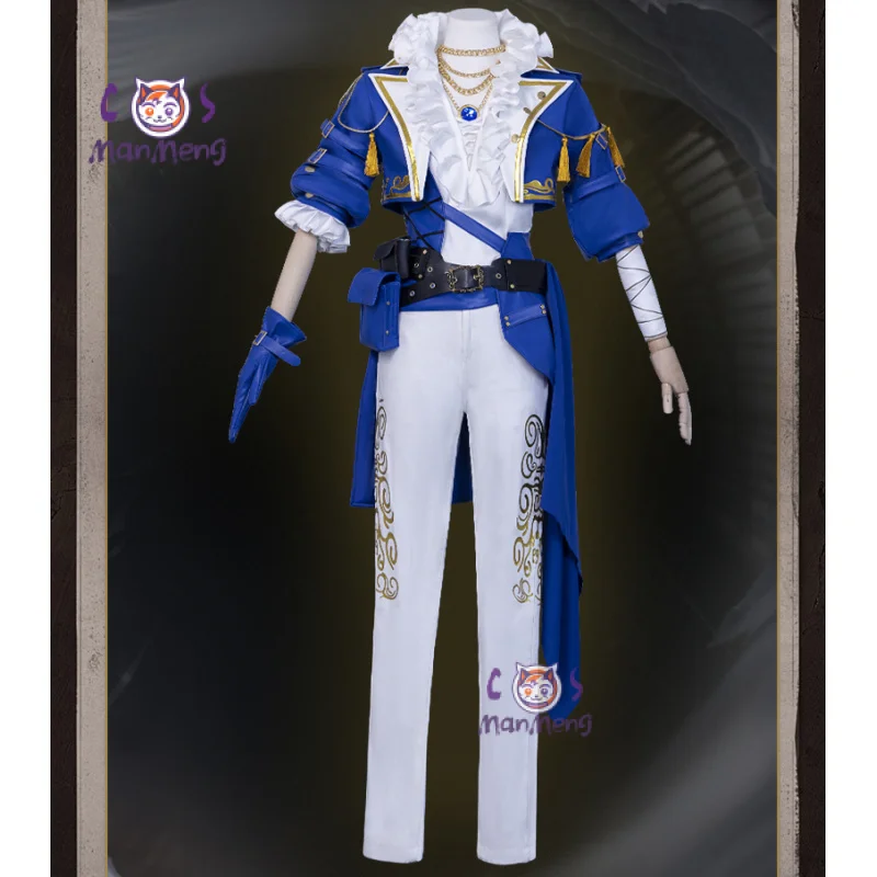 

Game Identity ⅤLuca Balsa Prisoner Cosplay Costume Coat waist bag gloves props wig set Halloween fashion Woman Man New uniform