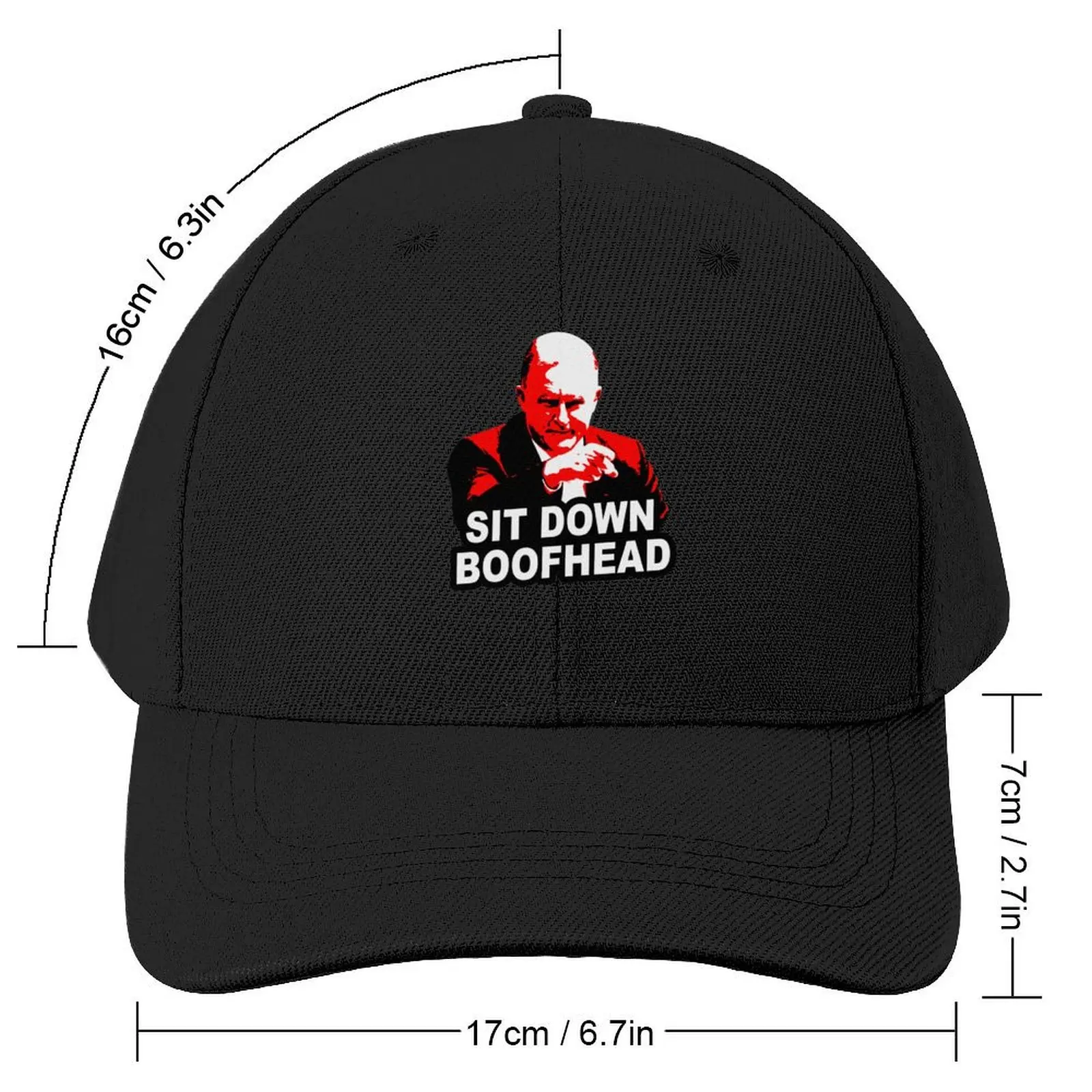 sit down boofhead Baseball Cap hiking hat party Hat Ladies Men's