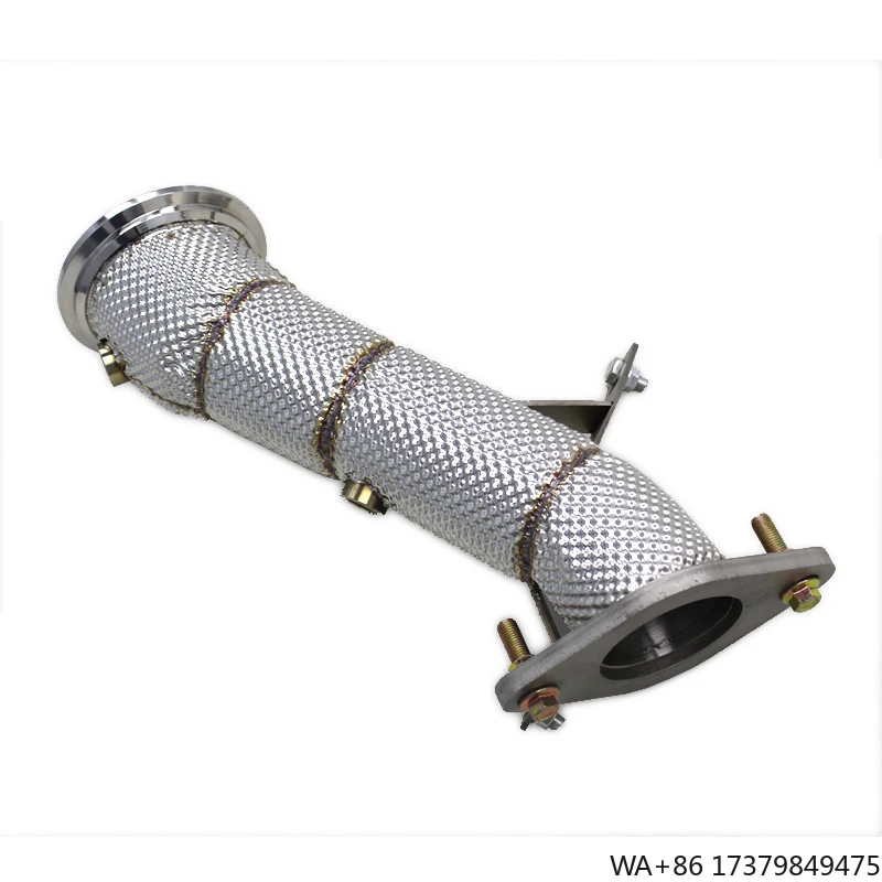

Yooking Free Downpipe for Cadillac CT4 2.0T 2019-2023 SUS304 Heat Shield Straight Downpipe Race Exhaust Pipe System