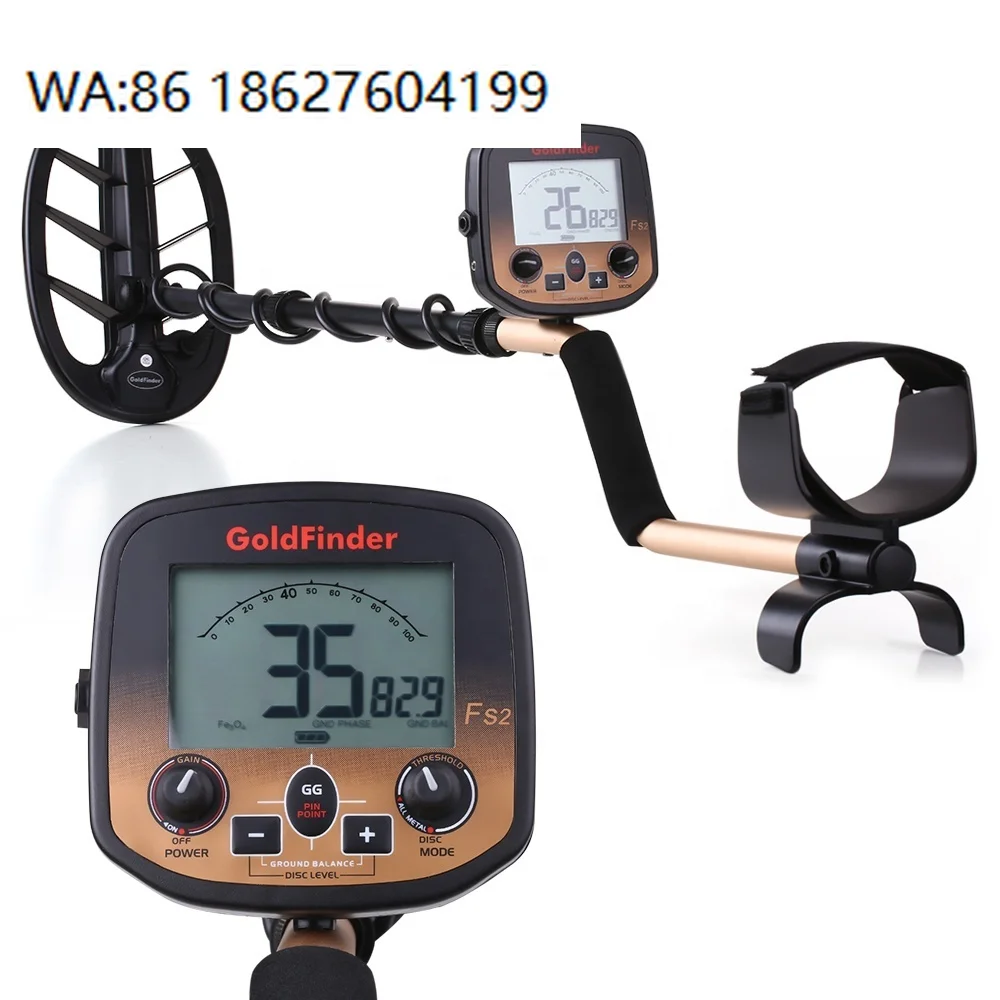 FS2 Underground Metal Detector 3.5m Depth LCD Scanner Gold Treasure Pinpointer Hunting Finder