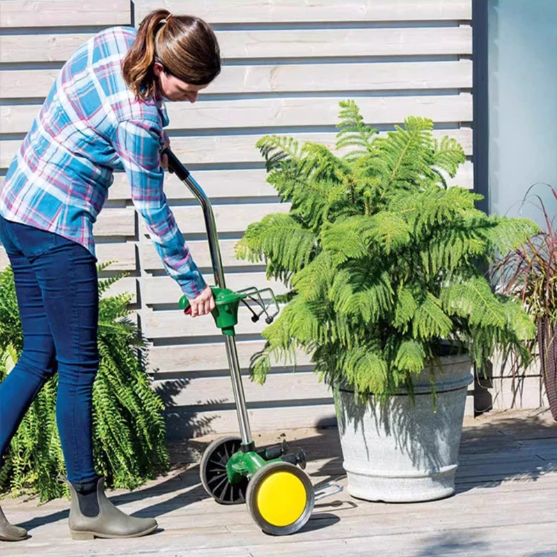 Effortless Plant Pot Dolly Single Garden Pot Moving Cart Tall Flower Pot Transporter for Gardening Durable Portable Garden Car