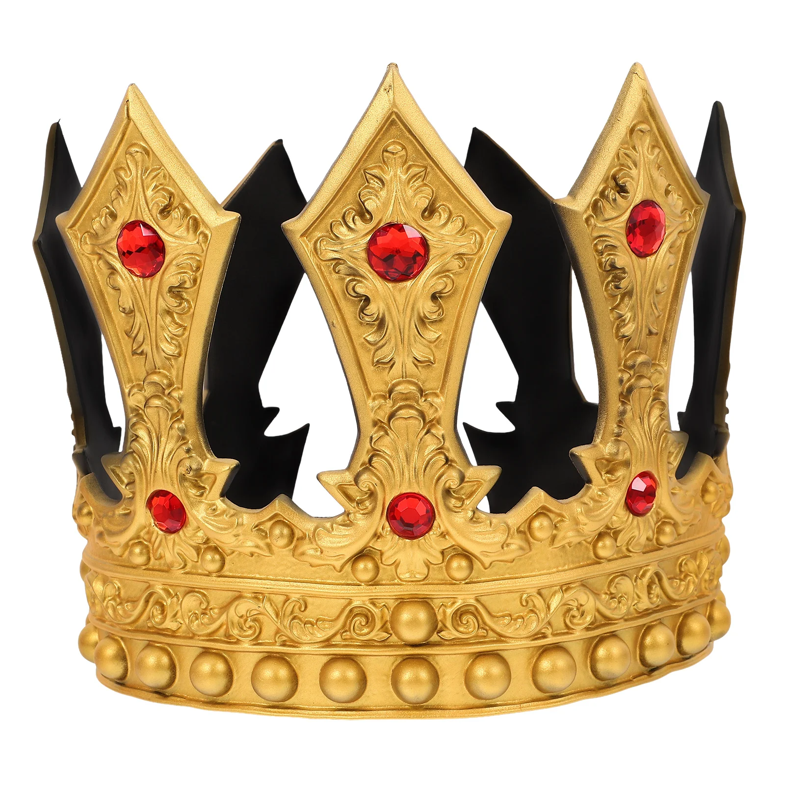 

Adjustable Crown Medieval Headdress Costume Party Halloween Gold Adult Men'S Prince Crown Birthday Cosplay Ball
