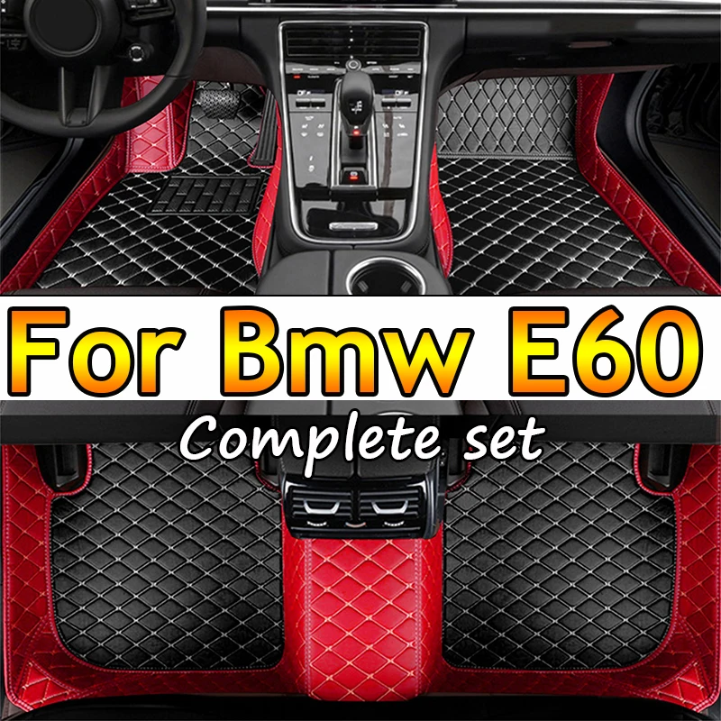 Car Floor Mat For Bmw E60 2004 2005 2006 2007 2008 2009 2010 Series 5 Diamond Carpets Waterproof Foot Pads Automobile Accessory