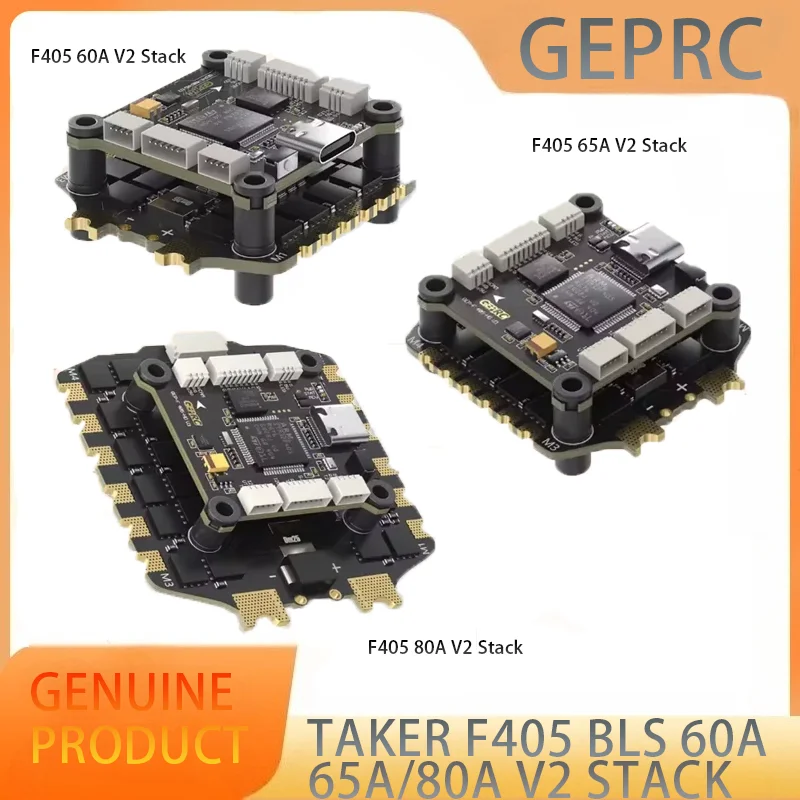GEPRC TAKER F405 BLS 60A 65A 80A V2 STACK 4IN1 ESC AT7456E chip 16 MB Black Box Daten Analysieren Rekord Flug Daten für RC FPV Drone