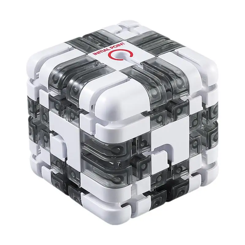 

Christmas Handheld Maze Toys Brain Teaser Toys Maze Ball Cube To Enhance Patience And Concentration For Adults And Kids