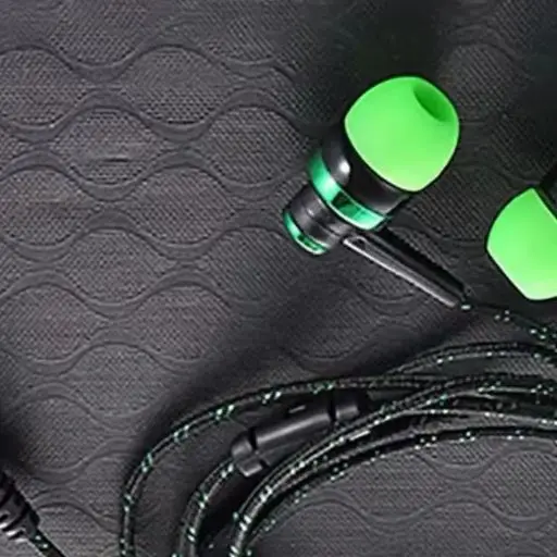 Universal Wired Earphone Stereo In-Ear 3.5mm Nylon Weave Cable Earphone Headset For Laptop Smartphone Gifts Headphones
