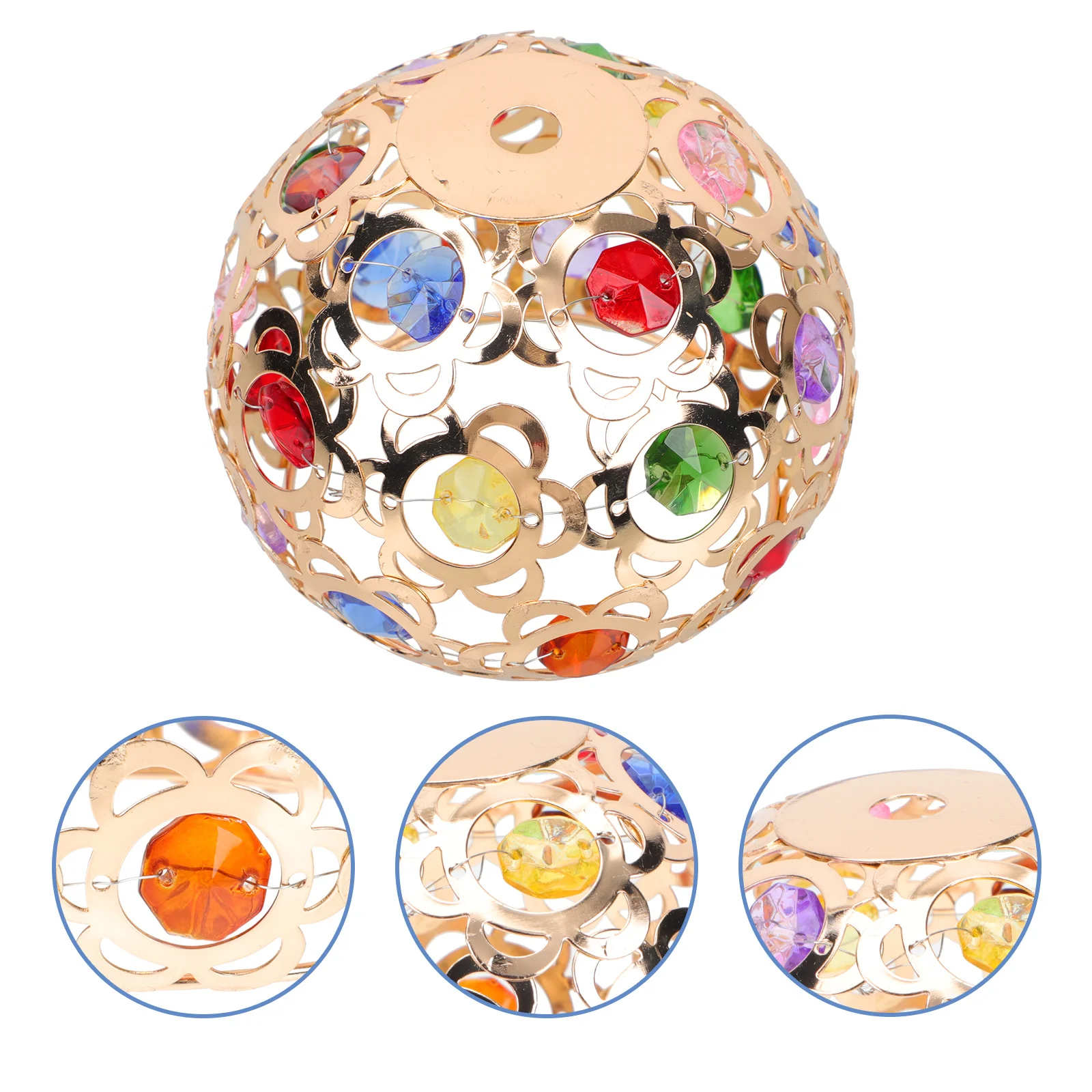 

Iron Craft Lampshade Colorful Creative Light Cover Accessory Indoor Home Decorative Lamp Cover Iron Craft Lampshade