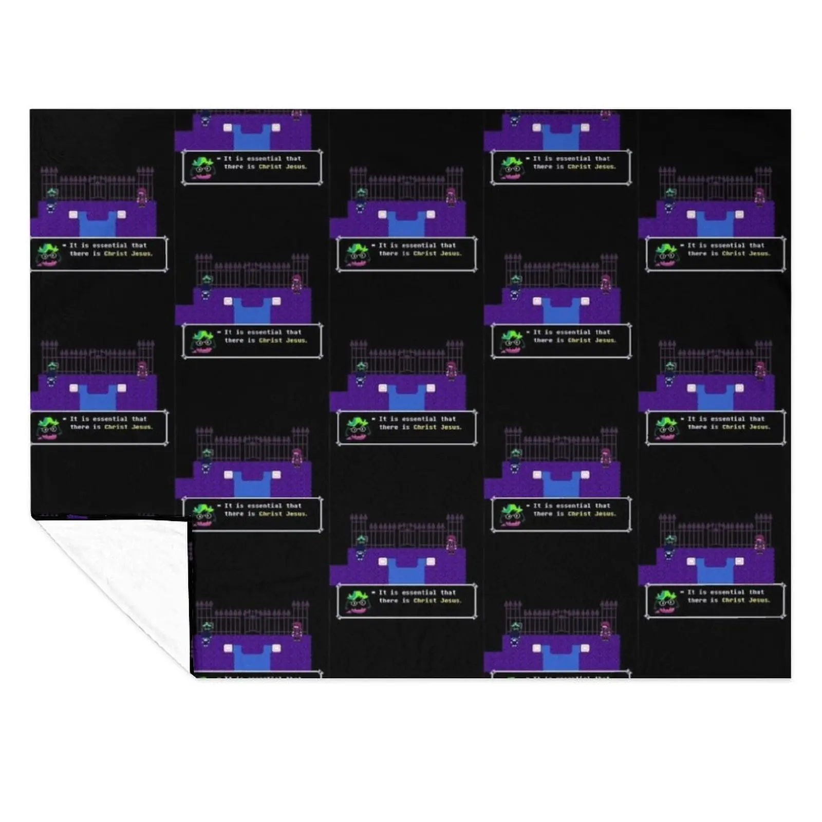 

Deltarune Dialogues Throw Blanket Large Sofas For Baby Blankets