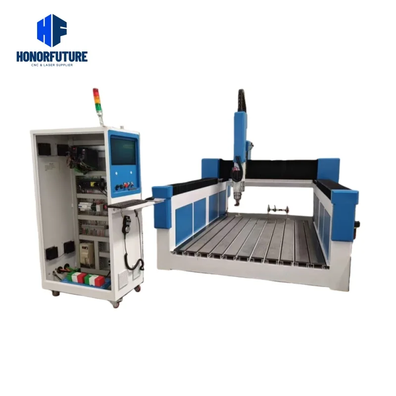 3D Wooden Polystyrene Foam Styrofoam Mould Milling Router CNC Rotary 1325 1530 Eps Foam Milling 4 Axis Cnc Router