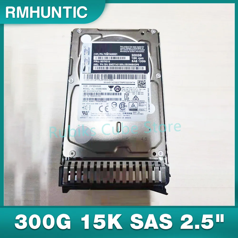 

For IBM Hard Disk 7XB7A00021 00YK010 300G 15K SAS 2.5" 12Gb SR