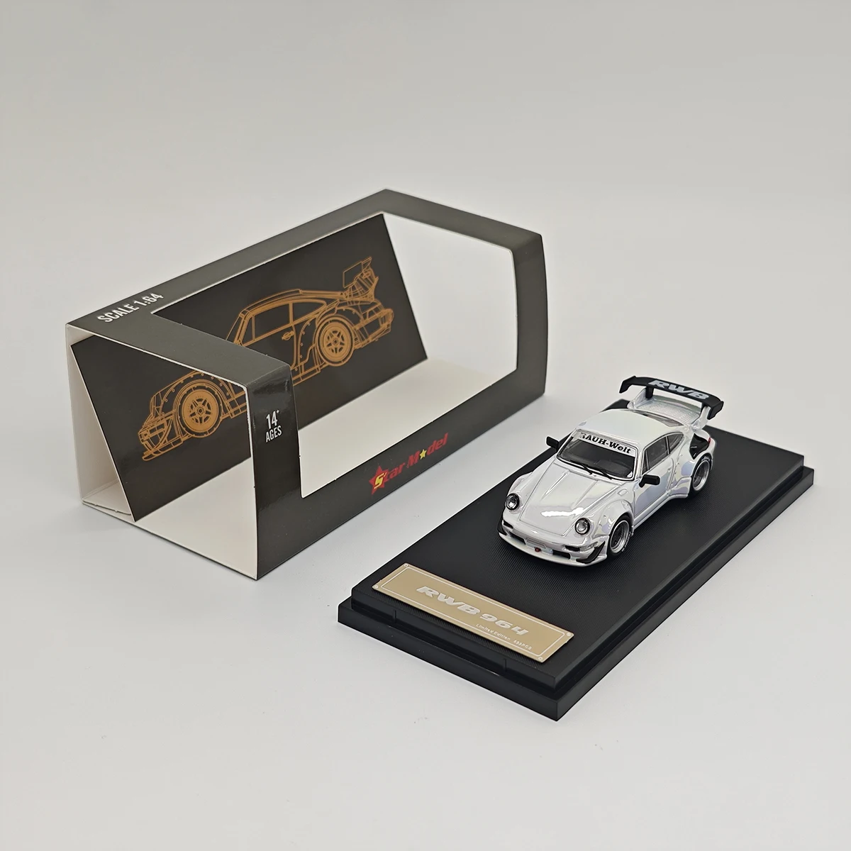 Star Model Inno64 Tarmac Works 1:64 RWB 993 964 Widebody verzamelmodelauto, gegoten modelauto van hars, op voorraad.