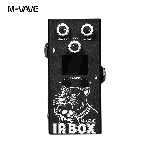 Imagen 1 del producto M VAVE IR BOX Pedal de efectos de guitarra simulador de gabinete + cargador IR altamente restaurado varias cajas de altavoz clásicas aplicación de soporte de sonido