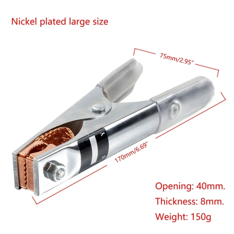 2 ชิ้นรถจระเข้คลิปแบตเตอรี่ Clamps คลิปจระเข้แบตเตอรี่คลิปจระเข้