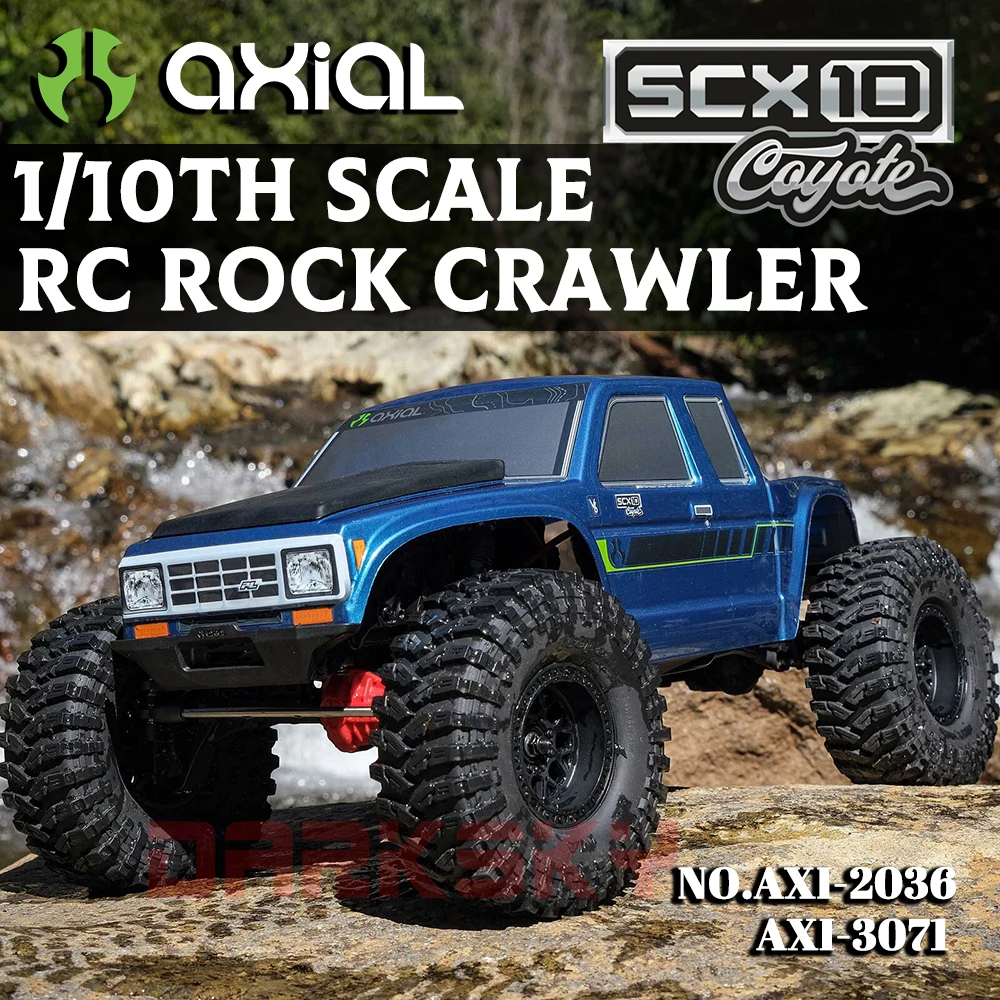 

AXIAL SCX10 III 1/10 Coyote 4WD Brushed RC Rock Crawler RTR Electric Remote Control Model Cars RTR Adult Children's Toys