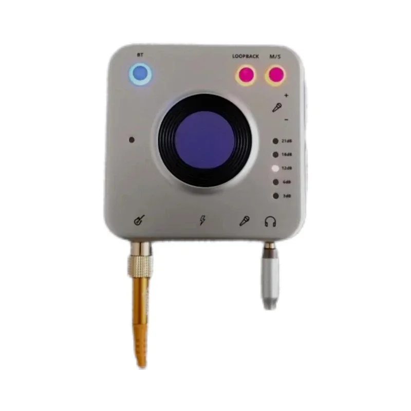 

Small Flying Saucer Pro External Sound Card Portable Live Recording Musical Instrument Mobile Phone Computer Android