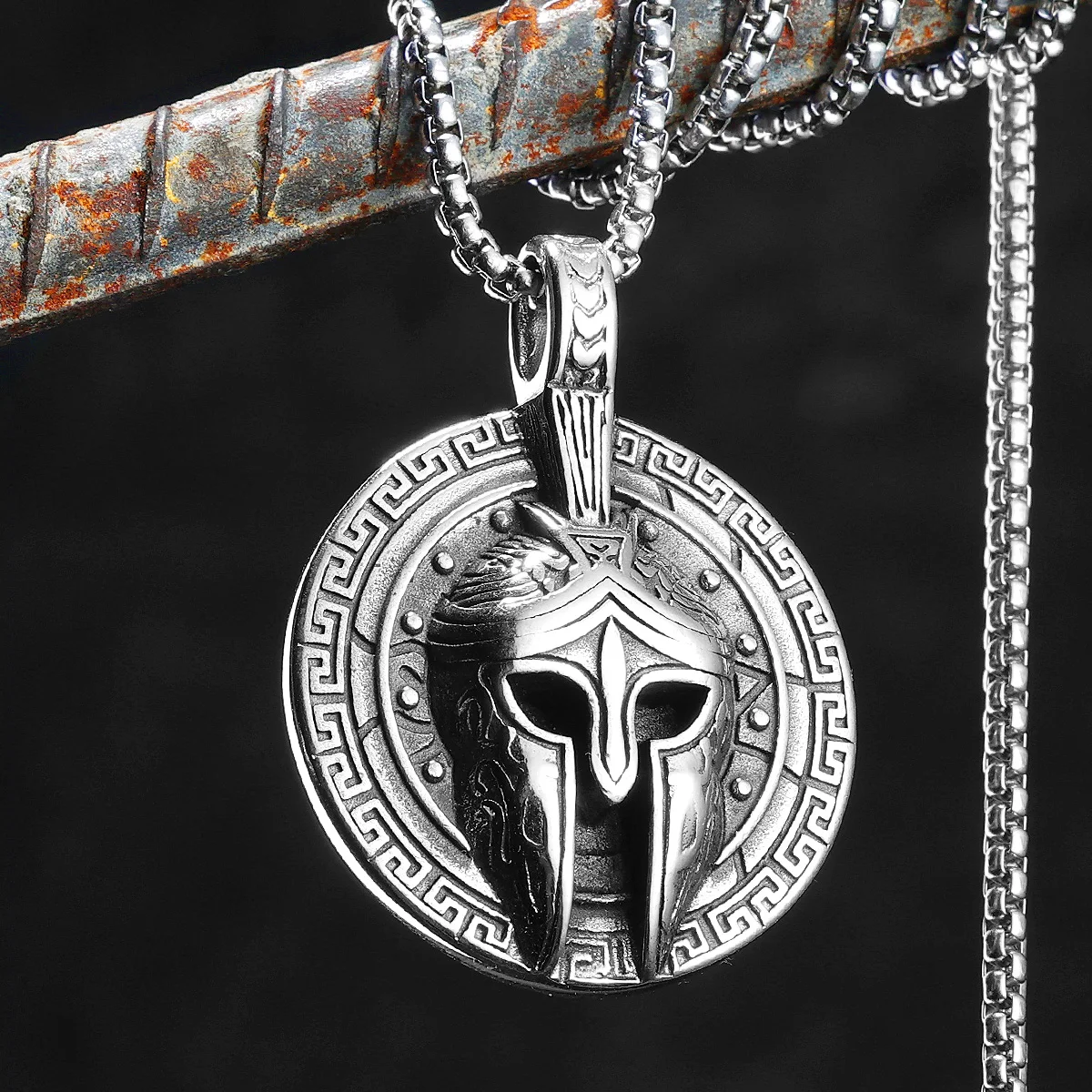 Roman Warriors Amulets Men Necklaces Stainless Steel Pendant Chain Women Punk Fashion Jewelry New In Accessories Gifts Wholesale