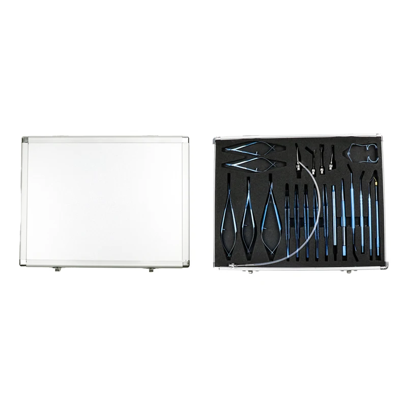 21pcs Titanium Alloy Cataract Ophthalmic Instrument With Case