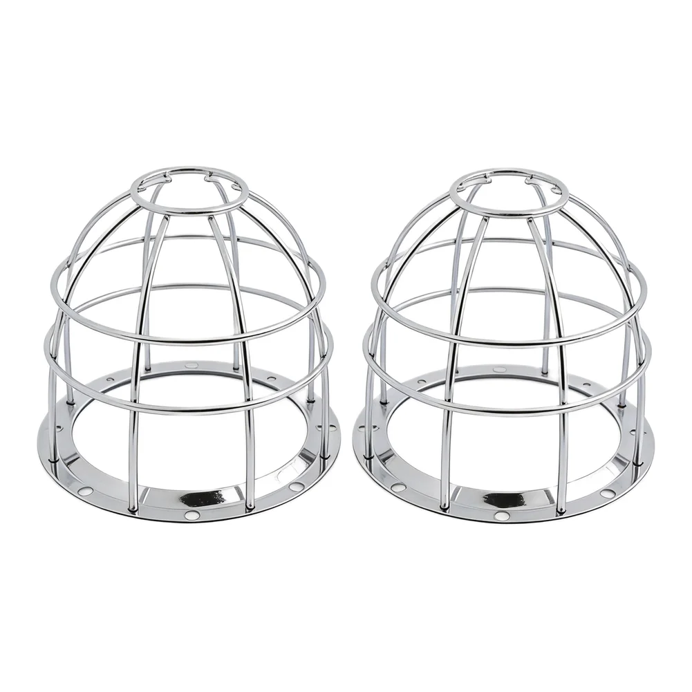 Fire-Safe Iron Detector Cover with Mesh Enclosure and Sprinkler-Compatible Bracket for Indoor Monitoring and Systems