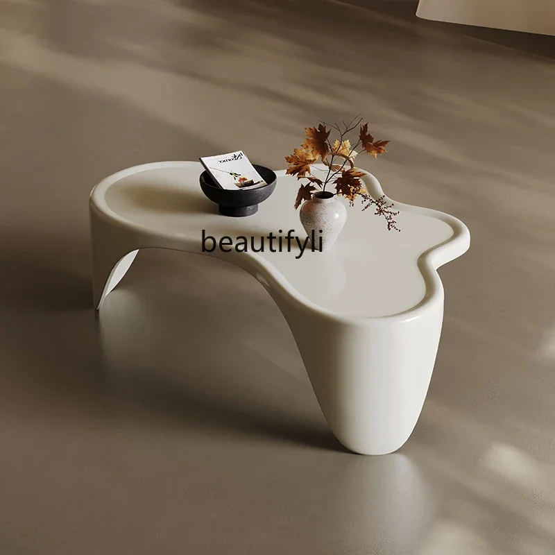 TTT Italian minimalist irregular special-shaped butterfly, coffee table, living room, modern creative light luxury designer tabl